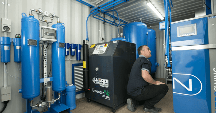 Compressed air system safety checks